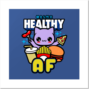 Healthy AF Posters and Art